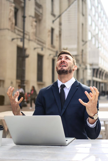 man-stressed